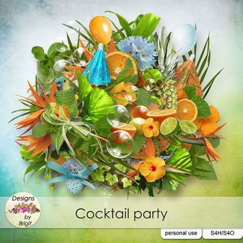 Скрап-набор Cocktail party