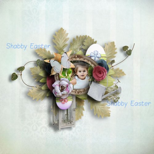 Скрап-набор Shabby Easter