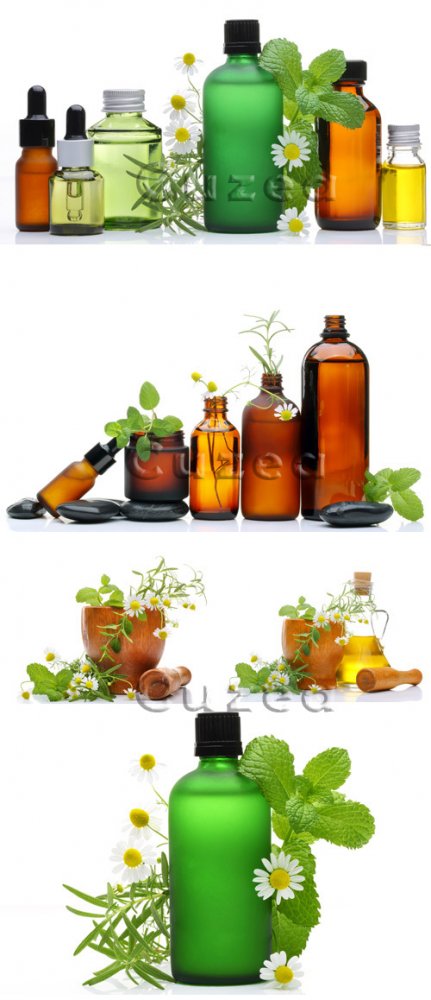 Эфирные масла для тела/ Essential oil for skincare - Stock photo