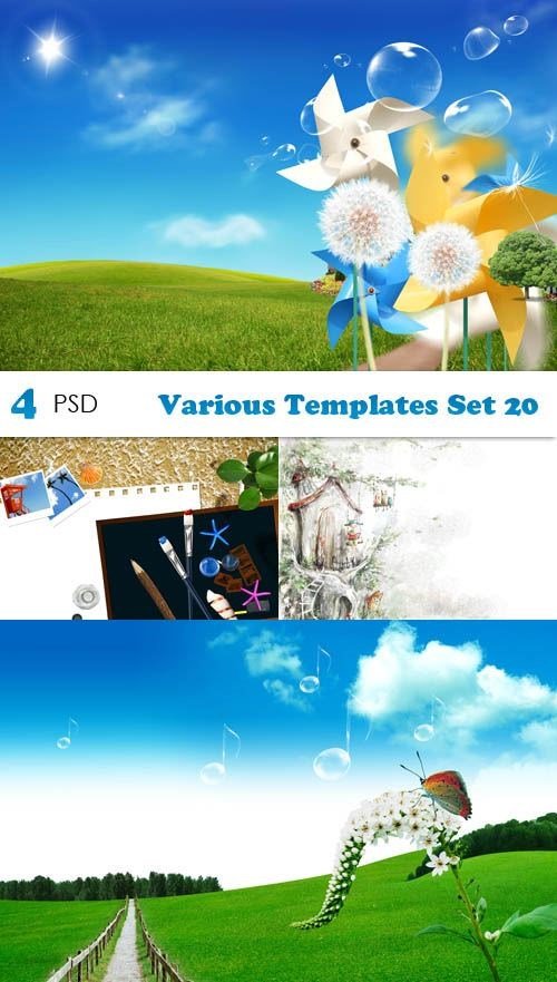 PSD - Various Templates Set 20