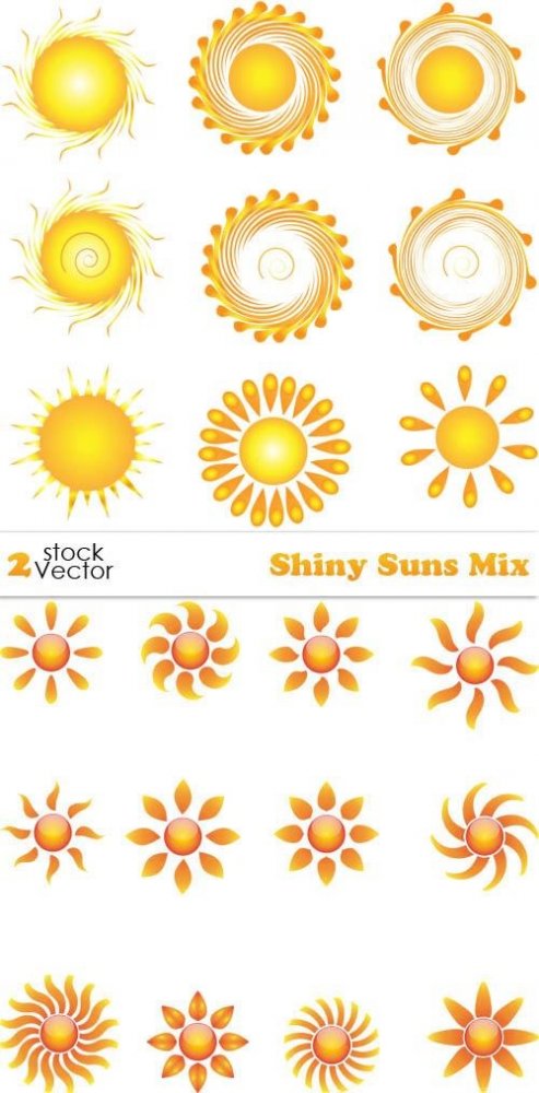 Vectors - Shiny Suns Mix