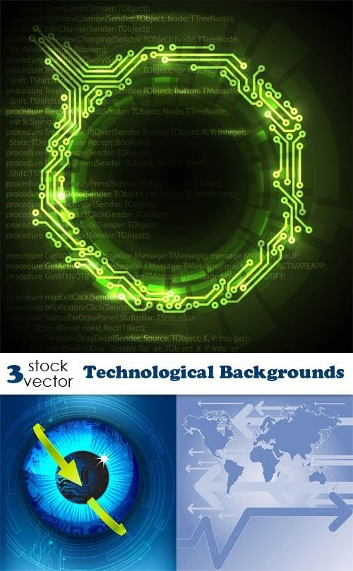 Vectors – Technological Backgrounds