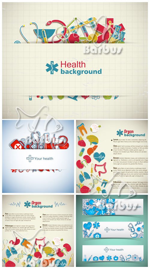 Medical banners and backgrounds / Медицинские баннеры и фоны