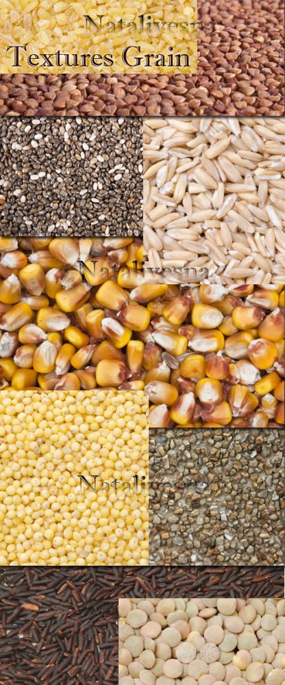 Текстуры – Зерно и крупа / Textures Grain