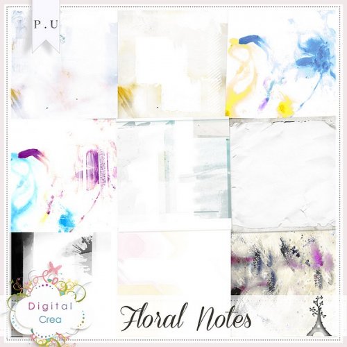 Скрап-набор Floral Notes