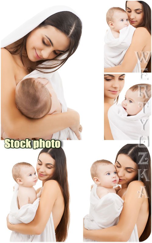 Мать и дитя / Mother and Child - Raster clipart