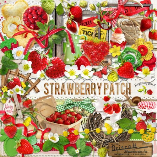 Скрап-набор Strawberry Patch