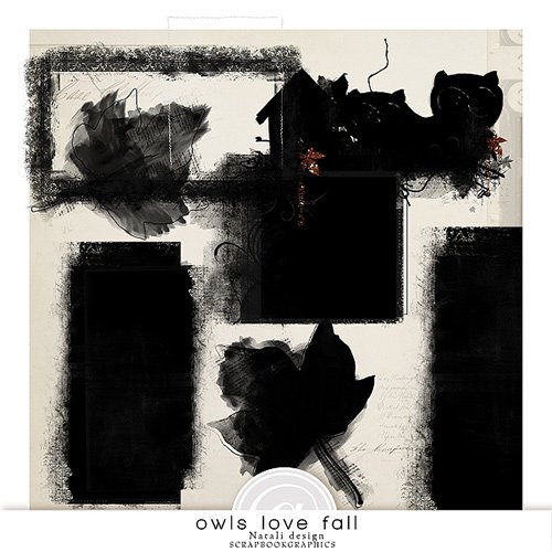 Скрап-набор Owls Love Fall
