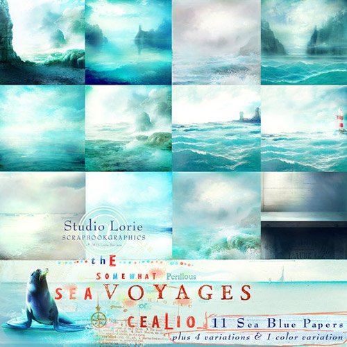Скрап-набор The Somewhat Perillous Sea Voyages of Cealio