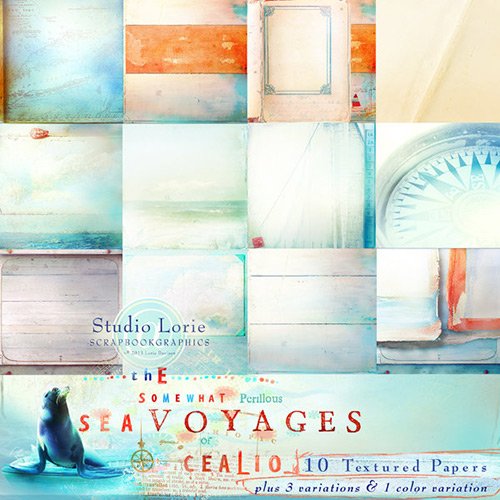 Скрап-набор The Somewhat Perillous Sea Voyages of Cealio