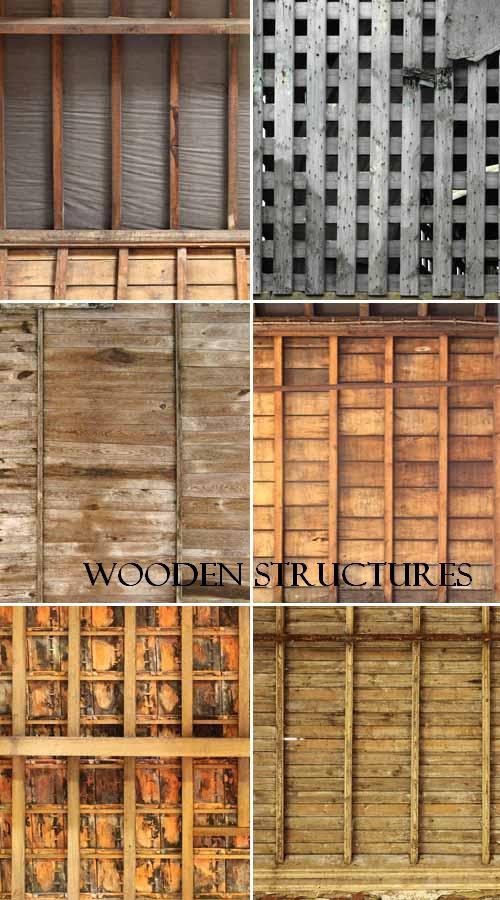 Деревянные конструкции (набор текстур)