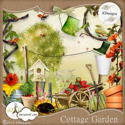 Скрап-набор Cottage garden