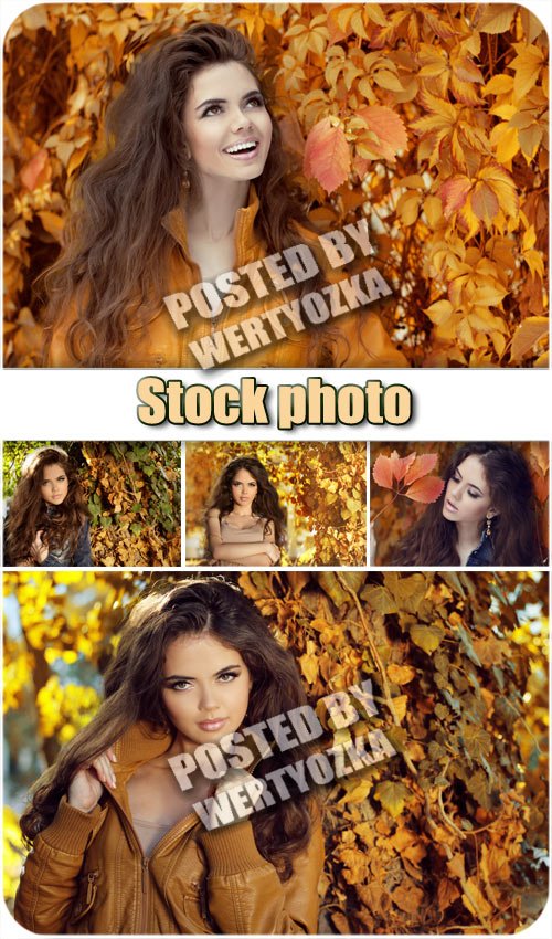 Девушка и осень / Girl and autumn - stock photos