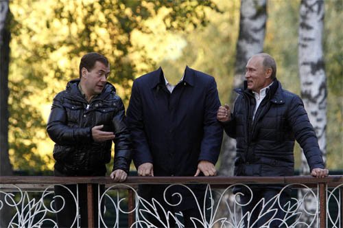  Мужской шаблон - Встреча с Путиным и Медведевым 