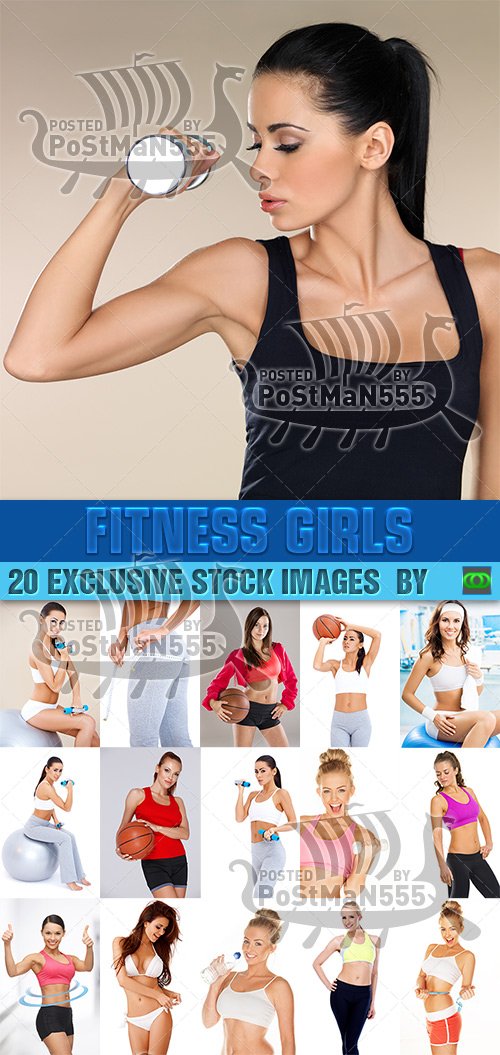 Спортивные девушки | Fitness girls Collection #1, Фото клипарт