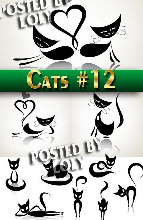 Чудесные котята #12 - Векторный клипарт