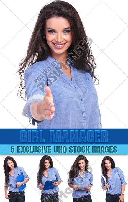 Красивая девушка, улыбается, менеджер в офисе | Beautiful girl, smiling, Manager in office - Стоковый клипарт