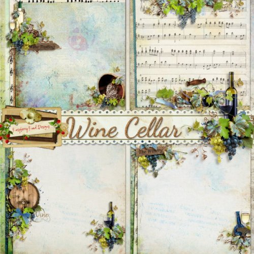 Скрап-набор Wine Cellar