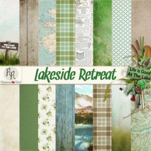 Скрап-набор Lakeside Retreat