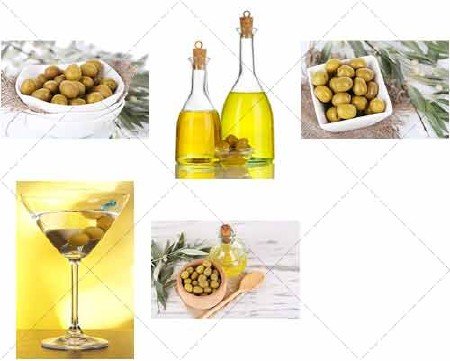 Свежие оливки и оливковое масло | Olive oil and olives, Стоковый клипарт