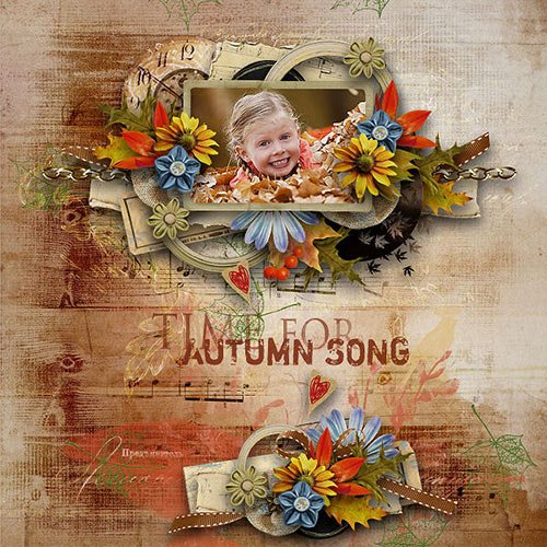 Скрап-набор - Time For Autumn Song