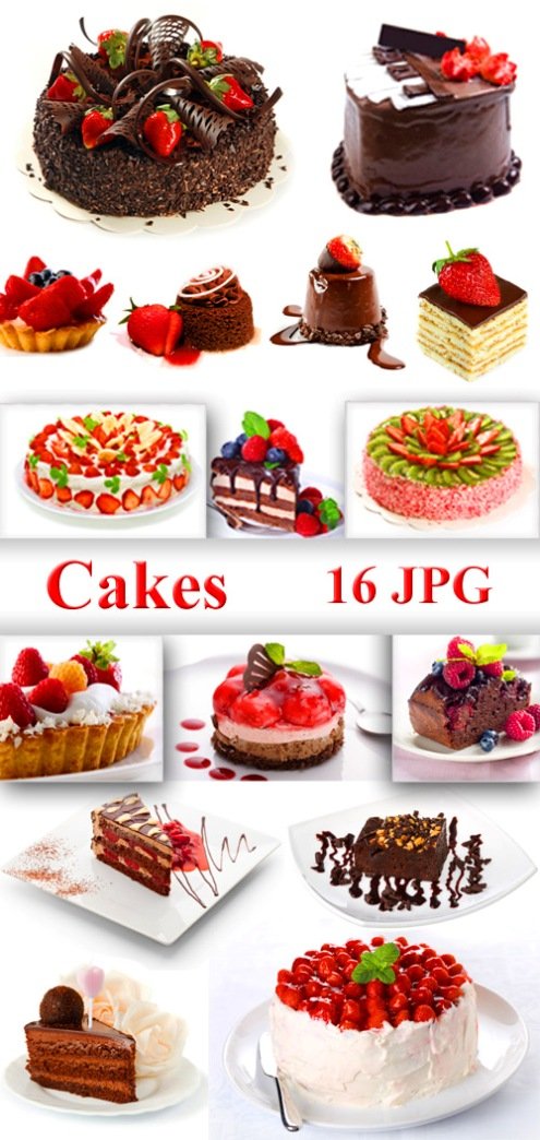 Клипарт - Пирожные и торты / Cakes