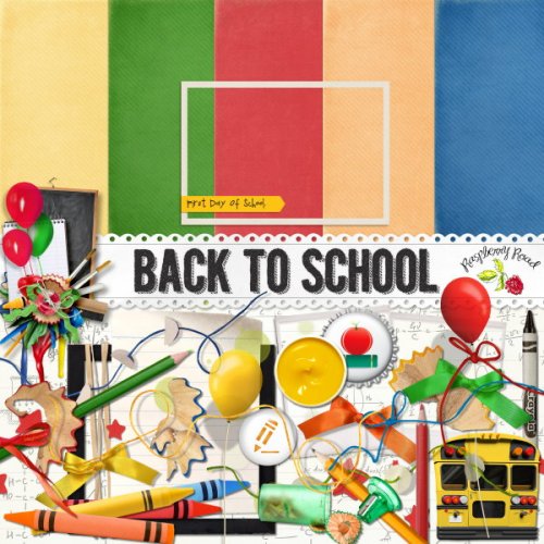 Скрап-набор Back To School + add-on