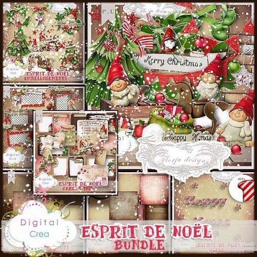 Скрап-набор Esprit de Noel