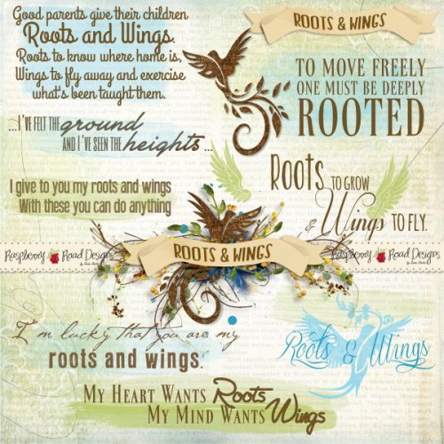 Скрап-набор Roots & Wings