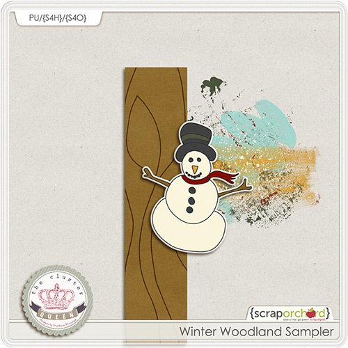 Мега скрап-набор - Winter Woodland - Part 2