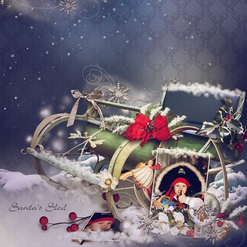 Скрап-набор  Santa's Sled