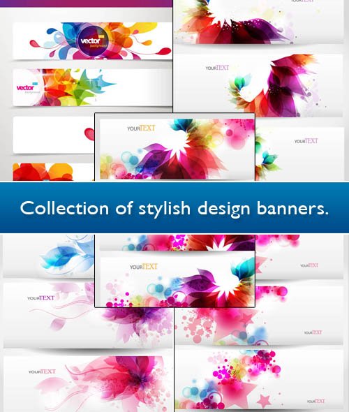 Сборник стильных дизайнерских баннеров