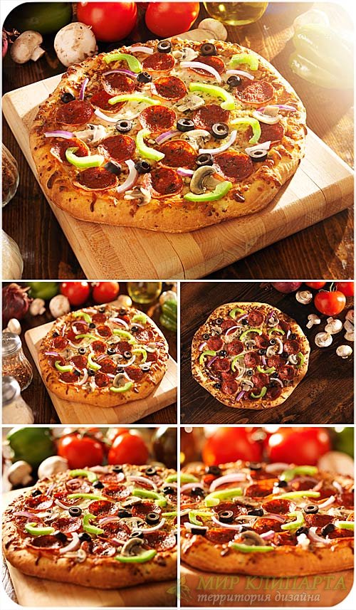 Пицца, вкусная еда - сток фото