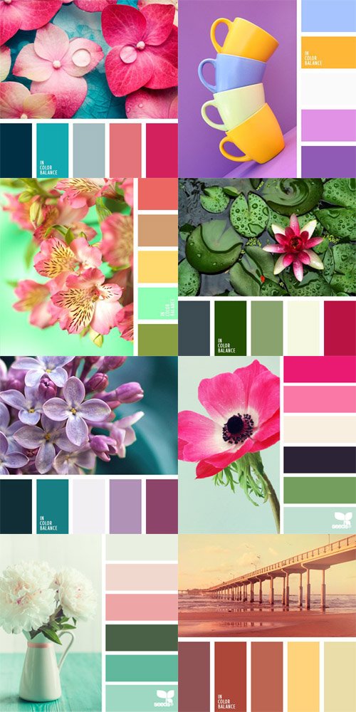 Сочетания цветов | Color combination part 10