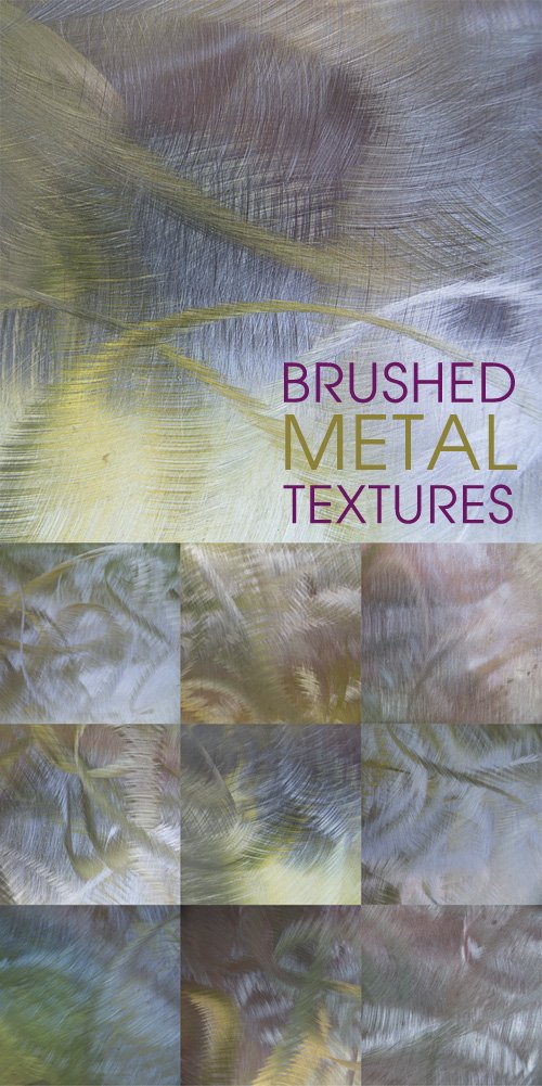 Brushed metal textures
