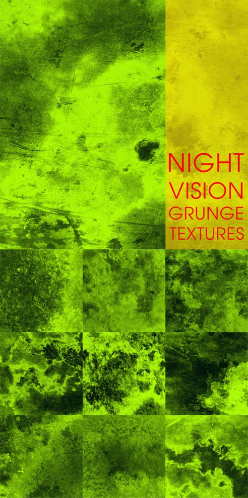 Night vision grunge textures