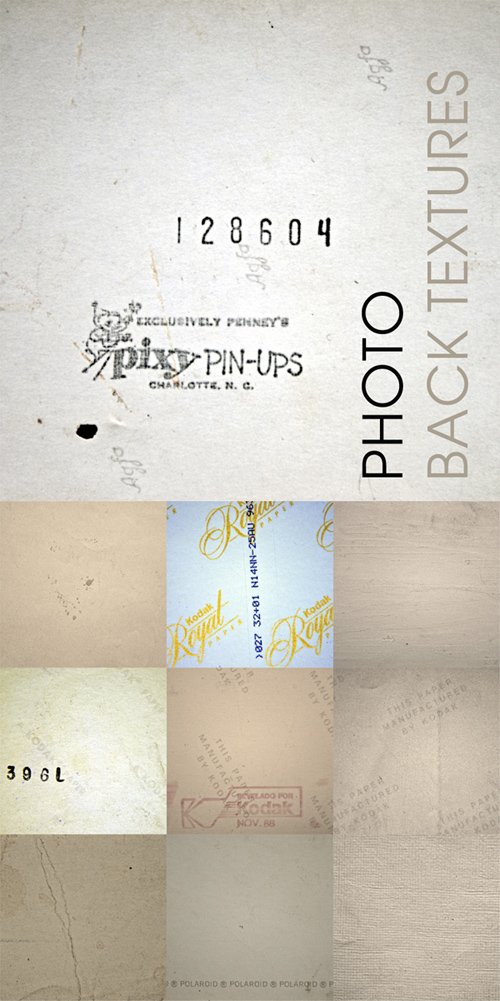 Photo back textures