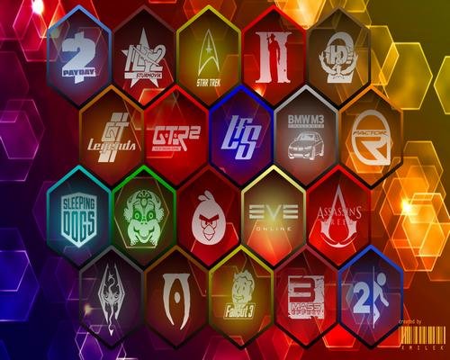 Hexagon Games Icons Pack