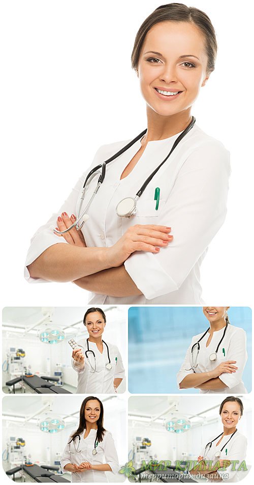 Женщина врач, медицина - сток фото / Female doctor, medicine - stock photos 