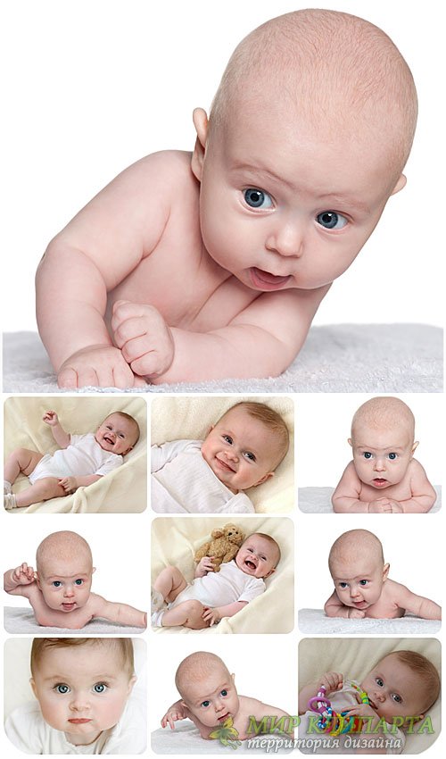 Маленькие дети, младенцы - сток фото / Little children, babies - Stock photo