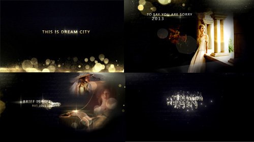 Gold Particles Photo And Postcard Opener - Project for After Effects (Videohive)