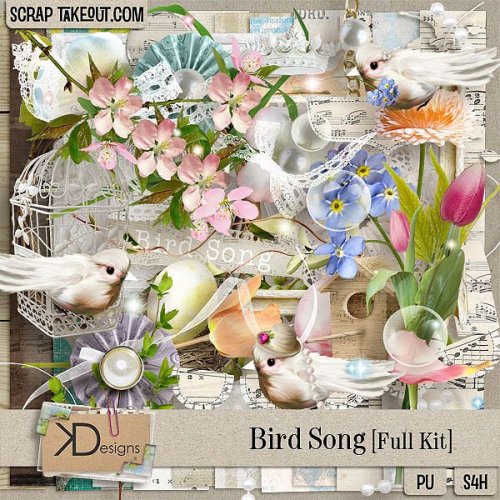 Скрап-набор Bird Song