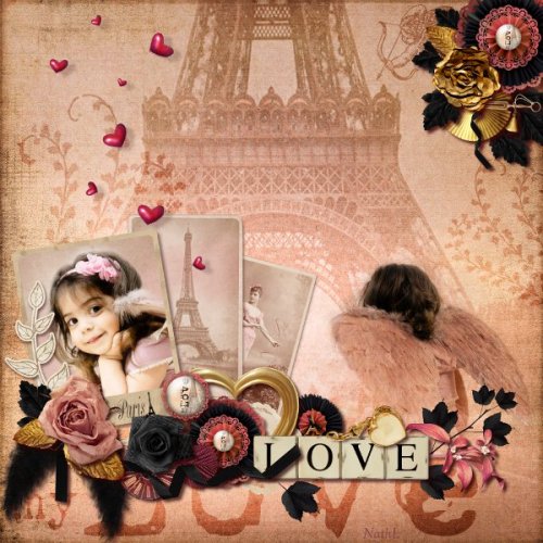 Скрап-набор Be My Love In Paris