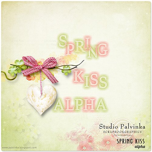 Скрап-набор - Spring Kiss