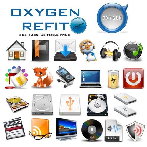 Oxygen Refit Icons Pack