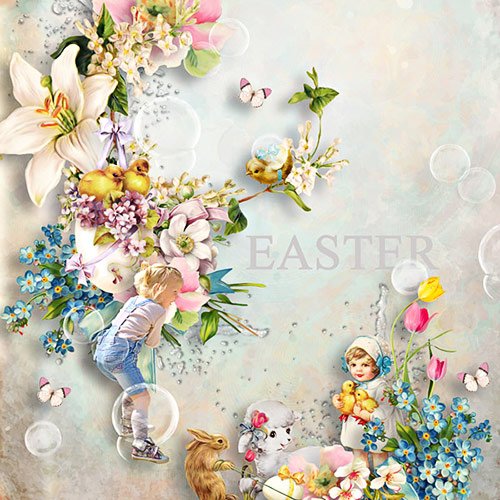 Скрап-набор - Vintage Easter