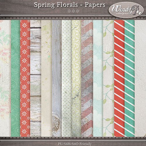 Скрап-набор - Spring Florals