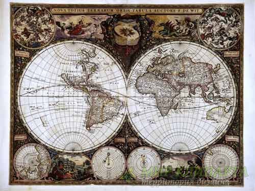  Фото различных и прелестных карт мира