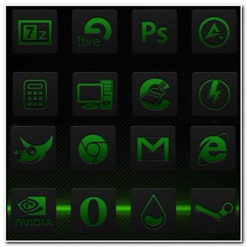 iaD Useful Green Icons Pack