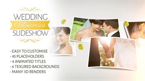 Wedding Memories Slideshow - Project for After Effects (Videohive)